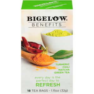 BIGELOW MTCHA GRN REFRSH ( 6 X 18 BAG )