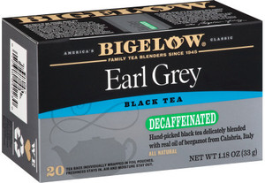 BIGELOW DECAFFEINATED EARL GREY TEA ( 6X20 BAG )