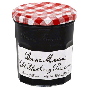 BONNE MAMAN WILD BLUEBERRY PRESERVES ( 6X13OZ )