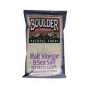 BOULDER CANYON MALT VINEGAR POTATO CHIPS ( 12X5 OZ )