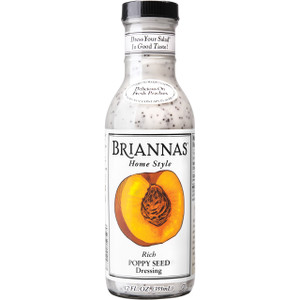 BRIANNA'S HOME STYLE SALAD DRESSINGRICH POPPY SEED ( 6X12OZ )