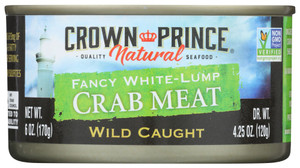 CROWN PRINCE FANCY WHITE CRAB MEAT ( 12X6 OZ )