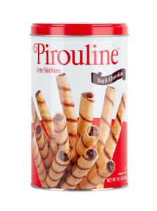 DE BEUKELAER PIROULINE ROLLED WAFERS DARK CHOCOLATE ( 6X14OZ )