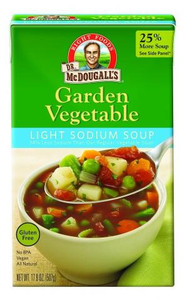DR. MCDOUGALL'S LIGHT SODIUM GARDEN VEGETABLE SOUP ( 6X17.9OZ )