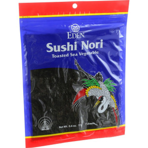 EDEN FOODS SUSHI NORI TOASTED ( 6X.6 OZ )