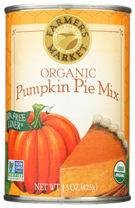 FARMER'S MARKET CANNED PUMPKIN PIE MIX ( 12X15 OZ )