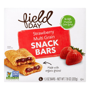 FIELD DAY SNK BAR SWEET STRAW ( 6X7.8OZ )