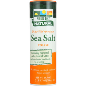 FIELD DAY COARSE MEDITERRANEAN SEA SALT ( 20X24.7 OZ )