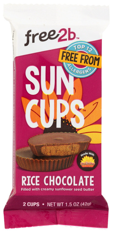 F2B SUN CUPS RICE CHOC ( 12 X 1.4 OZ )
