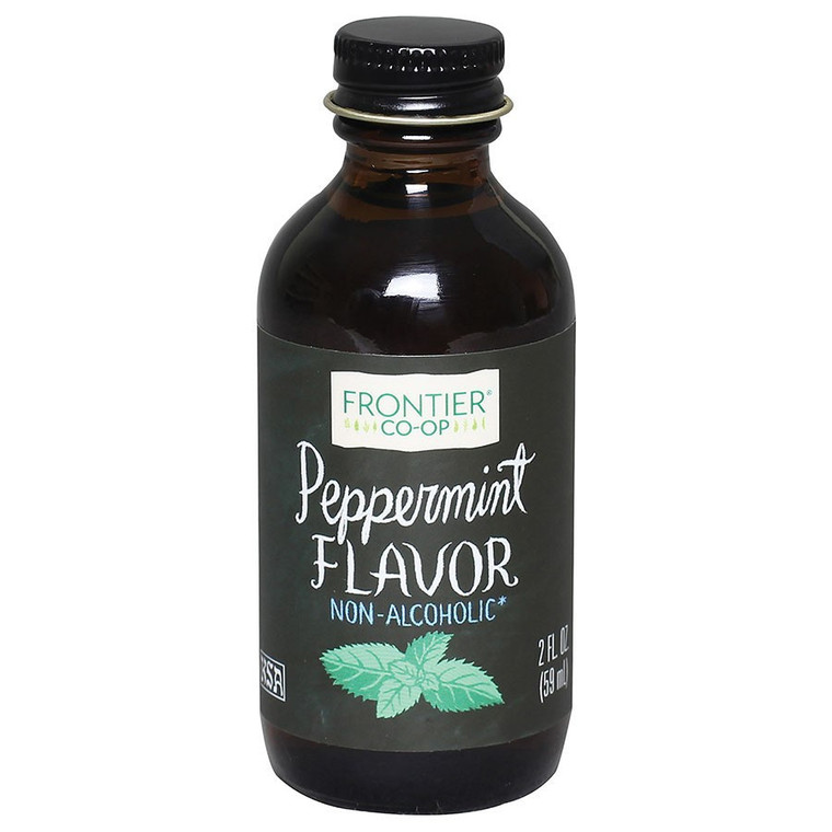 FRONTIER HERB PEPPERMINT FLAVOR A/F ( 1X2 OZ )