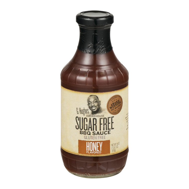 G HUGHES HNY BBQ SCE SF ( 6 X 18 OZ )