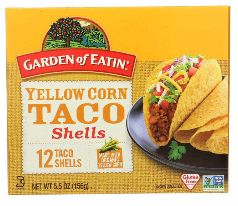 GARDEN OF EATIN' YELLOW CORN TACO SHELLS ( 12X5.5 OZ )