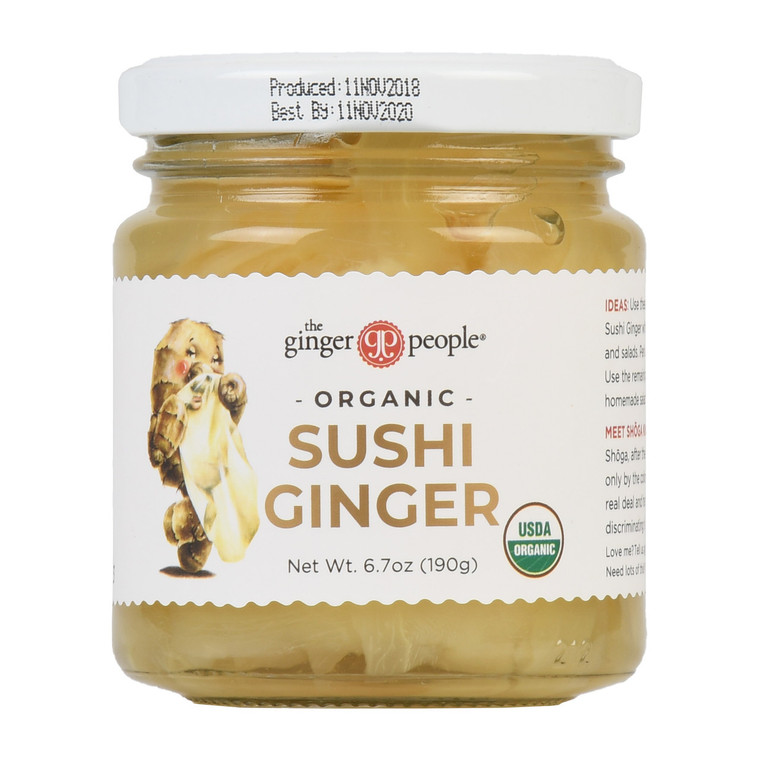 GINGER PEOPLE PKLD SUSHI GINGER ( 12X6.7OZ )