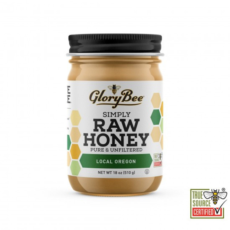 GLORYBEE OR RAW HONEY ( 6 X 18 OZ )