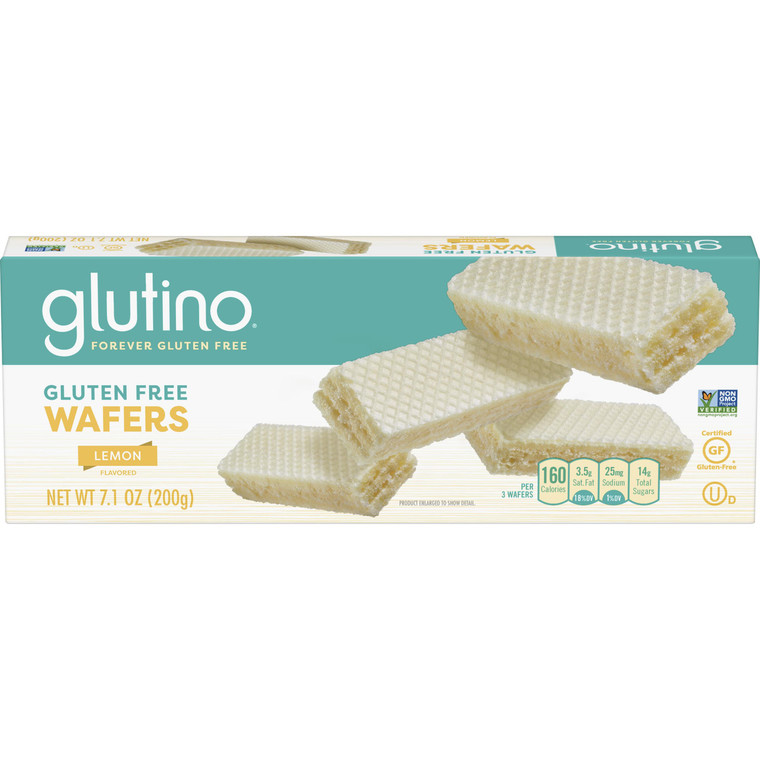 GLUTINO LEMON WAFERS ( 12X7.10 OZ )