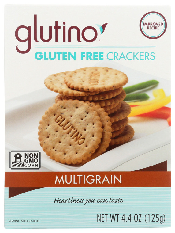 GLUTINO MULITGRAIN CRACKERS ( 6X4.4 OZ )