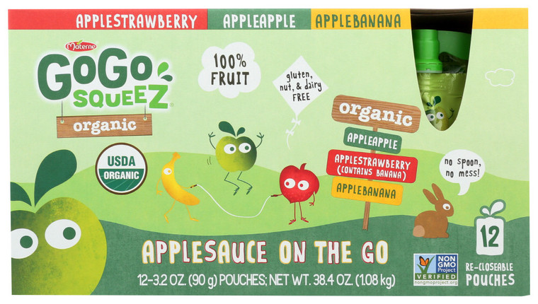 OG1 GOGO SQZ APLSCE VAR ( 6 X 12 PACK )