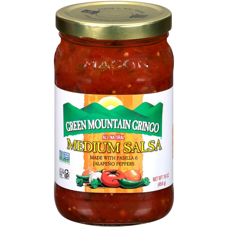GREEN MOUNTAIN MEDIUM SALSA ( 12X16 OZ )