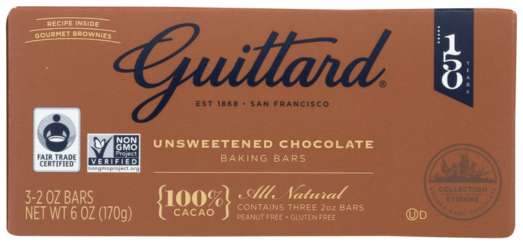 GUIT UNSWT 100% CHOC BAR ( 12 X 3 PACK )