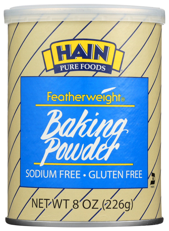 HAIN PURE FOODS BAKING POWDER LOW SALT ( 12X8 OZ )