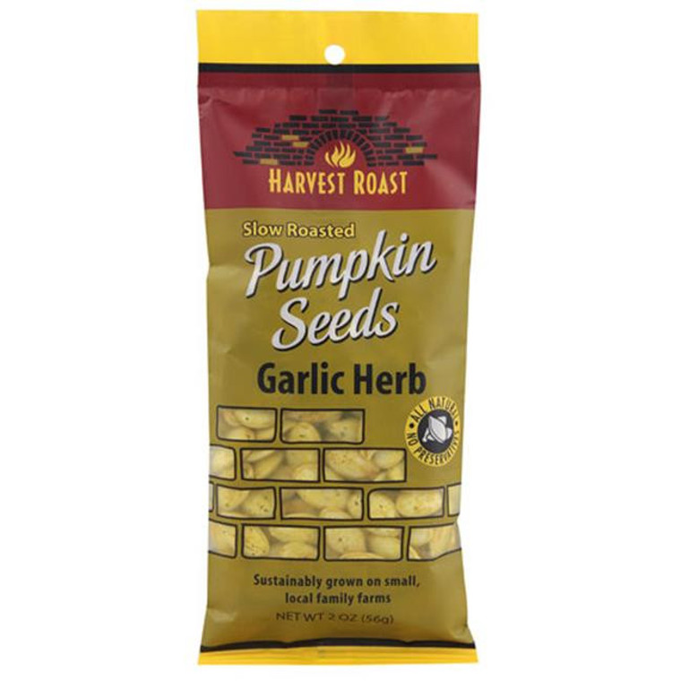 HARVEST ROAST PUMPKIN SEEDS GARLIC HERB ( 12X2 OZ )