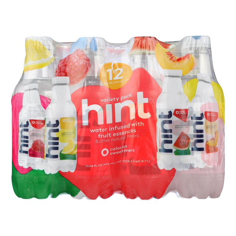 HINT WTR 4FLV RED VAR PK ( 1 X 12 PACK )