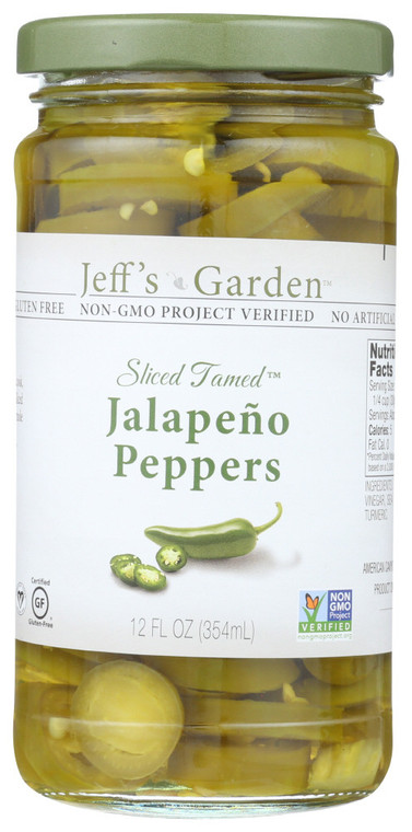 JEFF'S NATURALS JALAPENOSLICED TAMED ( 6X12OZ )