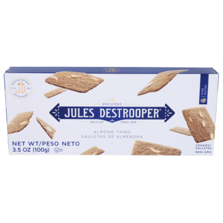 JULES DESTROOPER ALMOND THINS ( 12X3.5OZ )