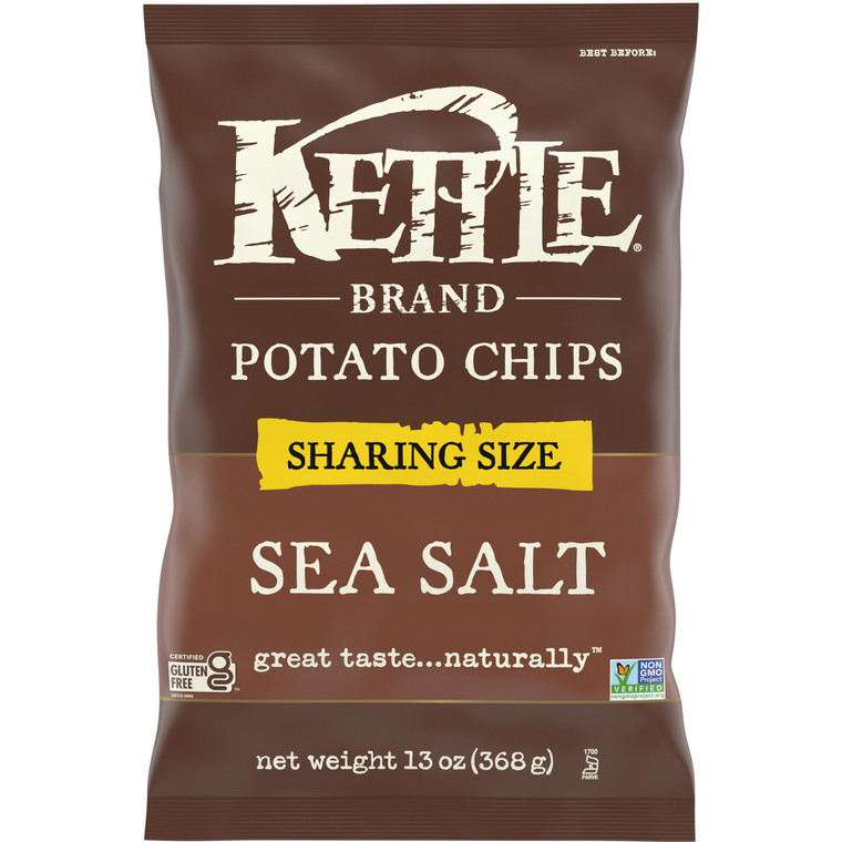KETTLE SSLT BRND CHIPS ( 9 X 13 OZ )