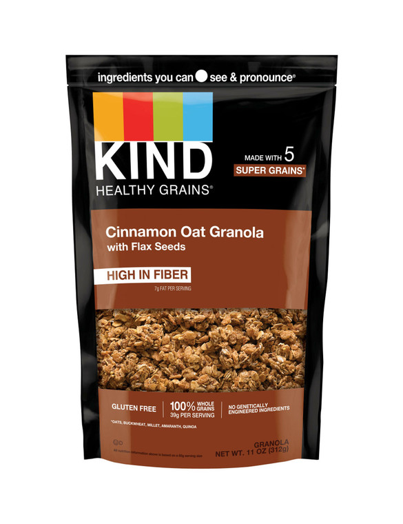 KIND CINNAMON OAT CLUSTERR WITH FLAX SEED ( 6X11 OZ )