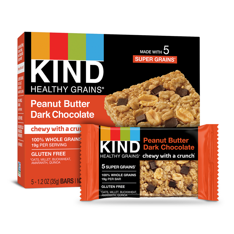 KIND GRAN BAR, DRK CHOC PEANUTBUTTER ( 8/5X1.2 OZ )