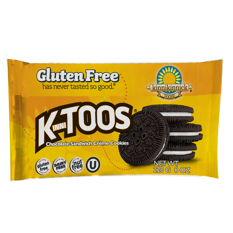 KINNIKINNICK FOODS ITOOS CHOCOLATE CREME COOKIE ( 6X8OZ )