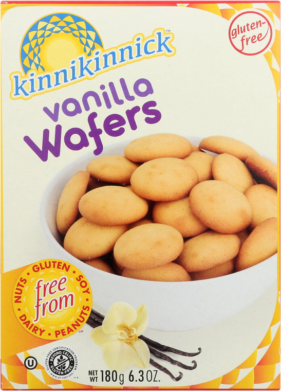 KINNIKINNICK FOODS VANILLA WAFERS ( 6X6.3 OZ )