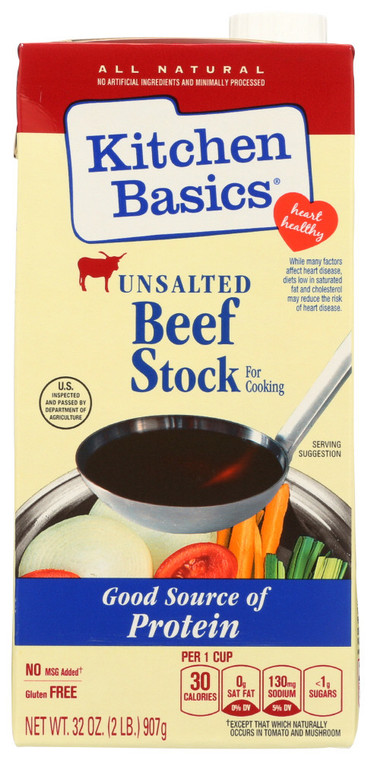 KITCHEN BASICS BEEF STOCK UNSLTD ( 12X32OZ )