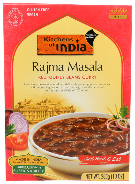KITCHENS OF INDIA RED KIDNEY BEANS CURRYRAJMA MASALA ( 6X10OZ )