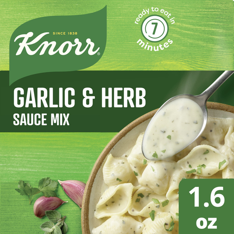 KNORR PASTA SAUCES GARLIC HERB SAUCE MIX ( 12X1.6OZ )
