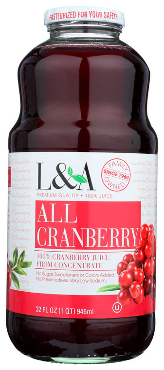 L&A ALL CRANBERRY ( 6 X 32 OZ )