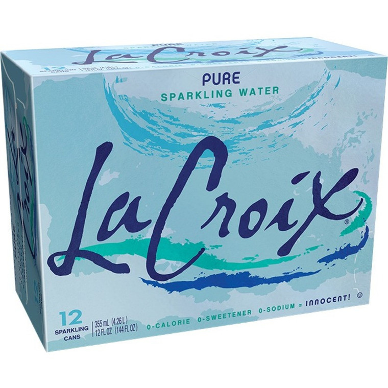 LACROIX PURE SPARKLING WATER ( 2X12OZ )