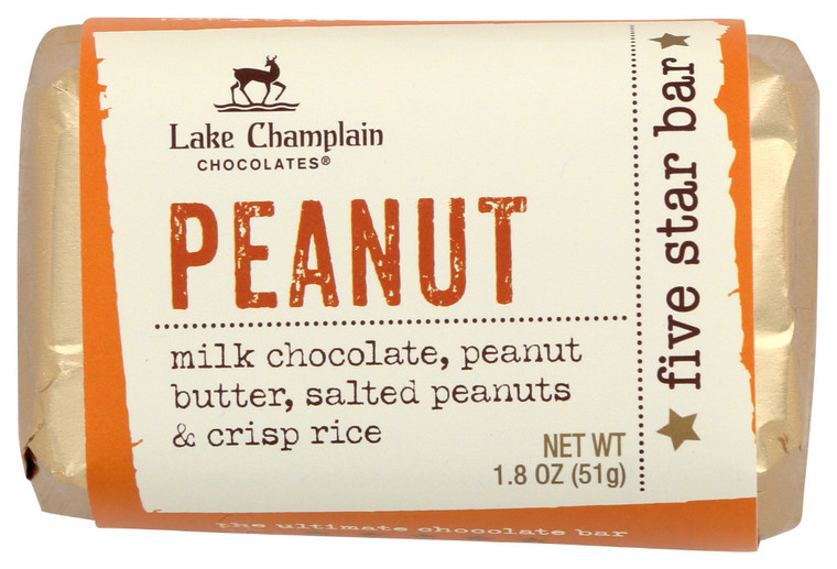 LCC FIVE STAR PEANUT BAR ( 16 X 1.8 OZ )
