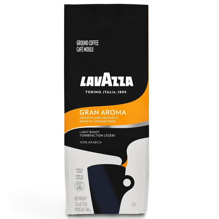 LAVAZZA GRAN AROMA MEDIUM ROAST GROUND COFFEE ( 6X12 OZ )