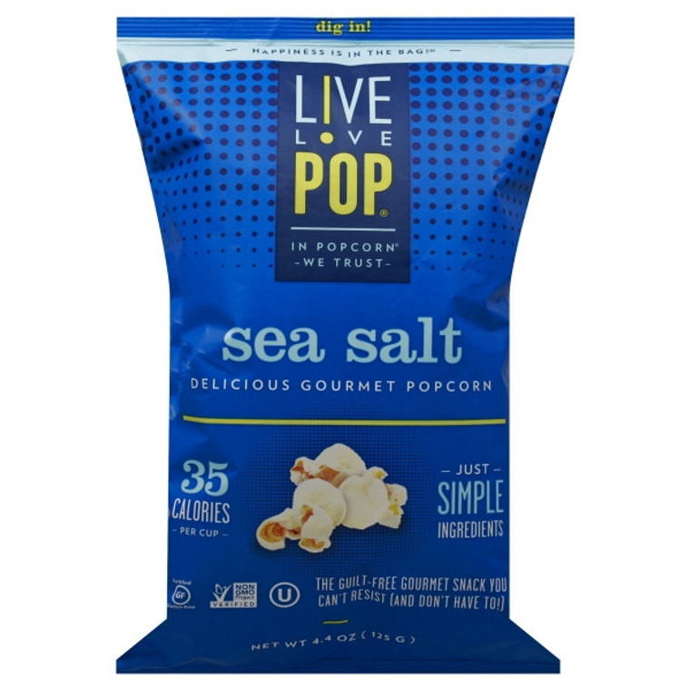 LLP POPCORN SEA SALT ( 12 X 4.4 OZ )