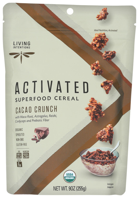 LIVING INTENTIONS CEREAL CACAO CRUNCH SUPERFOOD ( 6X9 OZ )
