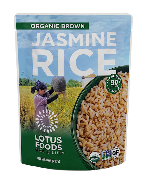 OG2 LOTUS BROWN JAS RICE ( 6 X 8 OZ )