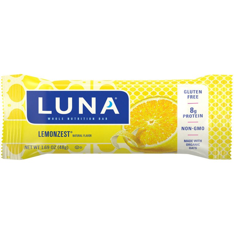 CLIF BAR LEMON ZEST LUNA BAR ( 15X1.69 OZ )