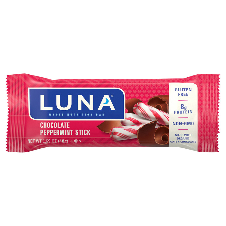 CLIF BAR CHOCOLATE PEPPERMINT LUNA BAR ( 15X1.69 OZ )