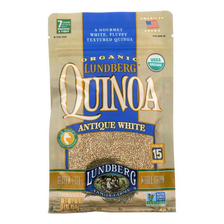 LUNDBERG ANTIQUE WHITE QUINOA ( 6X1 LB )