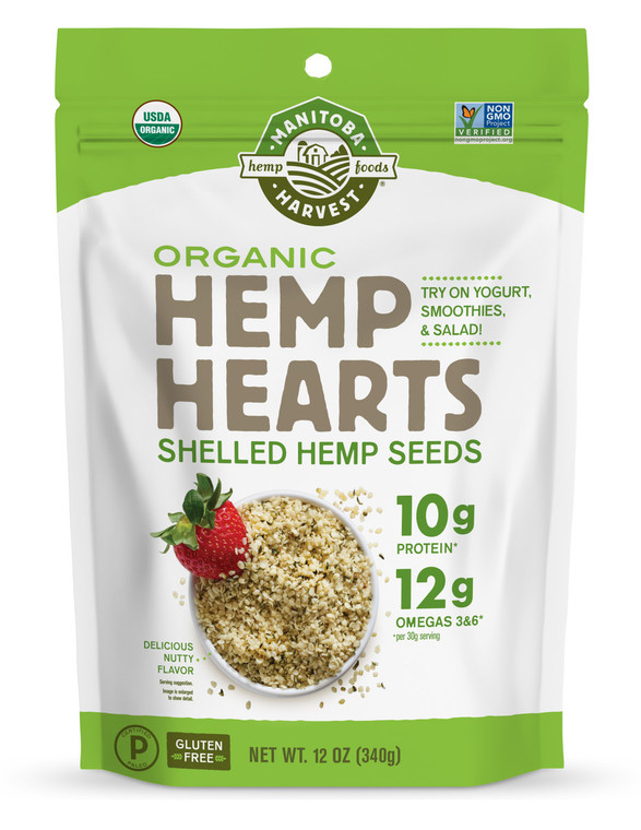 MANITOBA HARVEST ORGANIC HEMP SEED NUT ( 1X12 OZ )