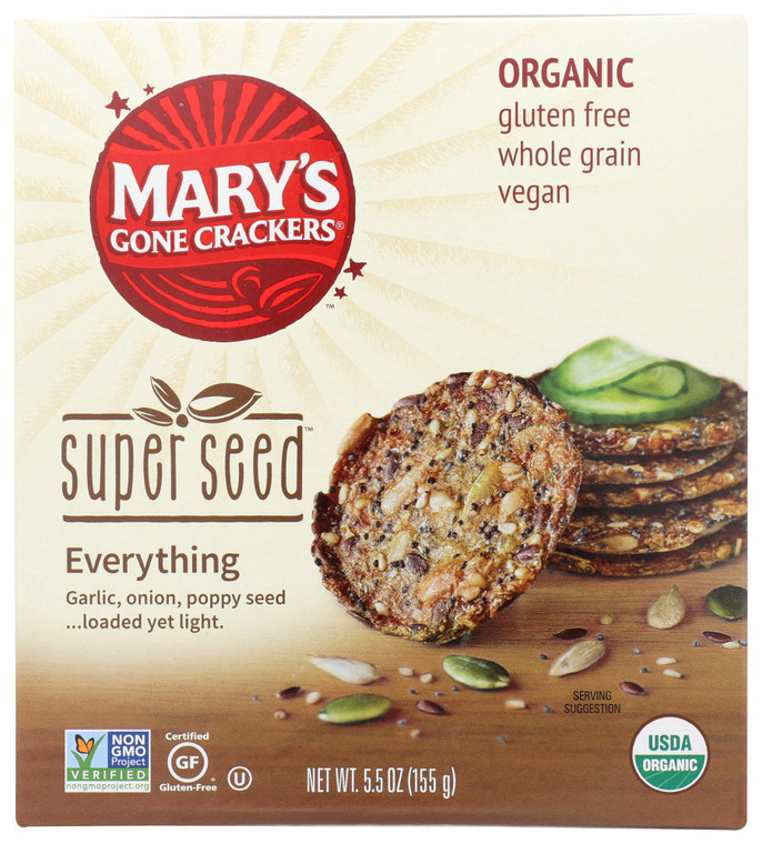 MARY'S GONE CRACKERS SUPER SEED EVERYTHING ( 6X5.5 OZ )