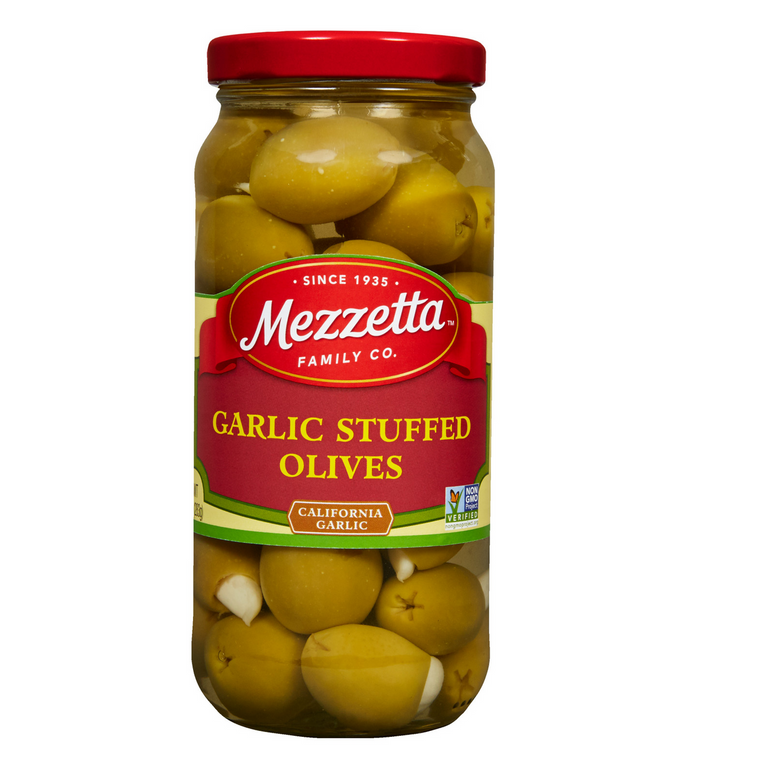 MEZZETTA OLIVE, STUFFED GARLIC ( 6X10OZ )