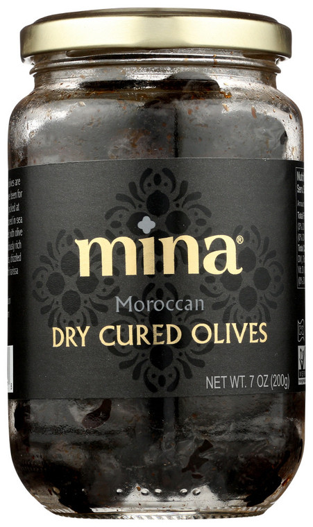 MINA DRY CURED BLK OLVS ( 6 X 7 OZ )